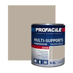 Peinture intérieure multi-supports, PROFACILE Crème de Café 0.5 litre - Crème de Café