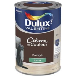 Peinture Crème De Couleur Satin Wengé 1,25 l Dulux Valentine Wengé