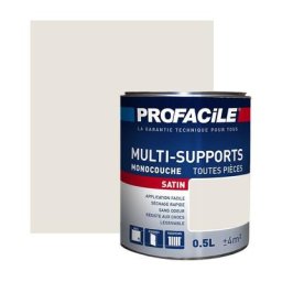 Peinture intérieure multi-supports Profacile Coquille d'Oeuf 0.5 litre - Coquille d'Oeuf