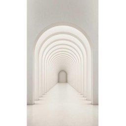 Papier Peint trompe l'oeil blanc Tapisserie 3d réaliste blanche Papier Peint porte en 3d blanc pour
