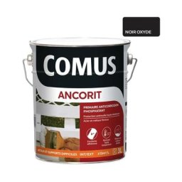 Ancorit noir 3L - Primaire antirouille phosphatant pour supports ferreux Comus noir