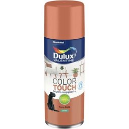 Peinture Aérosol Color Touch - Satin Terre Cuite 400 ml Dulux Valentine Terre cuite