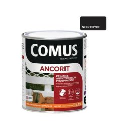 Ancorit noir 0.75L - Primaire antirouille phosphatant pour supports ferreux Comus noir