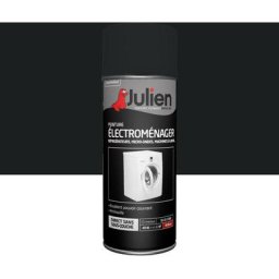 Peinture aérosol pour Electroménager - Brillant Noir - 400 ml Julien Noir