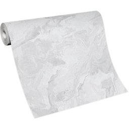 Papier Peint imitation marbre cème Tapisserie intissée crème pour chambre, cuisine & plus Papier