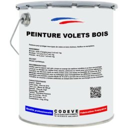 Peinture Volets Bois - 5 l - Codeve Bois - 1003 - Jaune sécurité - 1003 - Jaune sécurité