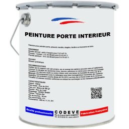 Codève Bois - Peinture Porte Interieur - 5 l - Codeve Bois - 7004 - Gris sécurité - 7004 - Gris