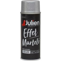 Peinture aérosol Effet Martelé multi-supports - Gris Alu - 400 ml Julien Gris Alu