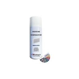 Peinture Temperature - 0.4 l - Bombe 400 mL - 9003 - Blanc de sécurité Metaltop 9003 - Blanc de