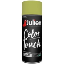 Peinture aérosol Color Touch multi-supports - Satin Vert Anis - 400 ml Julien Vert Anis