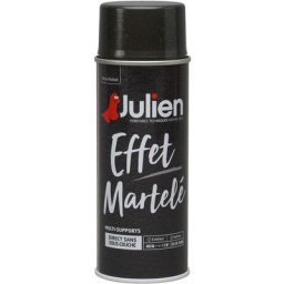 Peinture aérosol Effet Martelé multi-supports - Noir - 400 ml Julien Noir