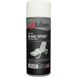 Peinture aérosol Epoxy multi-supports - Brillant Blanc - 400 ml Julien Blanc