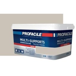 Peinture intérieure multi-supports Profacile Beige Laine 2.5 litres - Beige Laine
