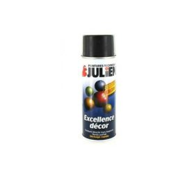 Peinture aérosol Julien noir brillant 400ml - Noir