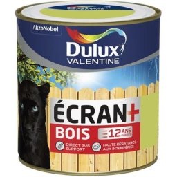 Dulux Valentine - Peinture Ecran+ Bois Satin Vert Anis 0,5 l Vert Anis