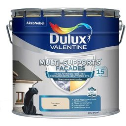 Peinture Multi-Supports Façade - protection 15 ans sur 15 matériaux - Mat Ton Pierre 10 L - Dulux