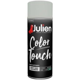 Peinture aérosol Color Touch multi-supports - Satin Gris Clair - 400 ml Julien Gris Clair