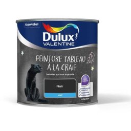 Dulux Valentine - Peinture De Rénovation Tableau à la craie Mat Noir 0,5 l Noir