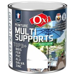 OXI - Peinture Multi Supports Bordeaux Satin 2.5L - Bordeaux ral 3011