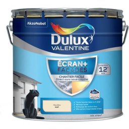 Peinture Façade Ecran+ Chantier Facile - direct sans sous-couche - Mat Meulière 10 l Dulux