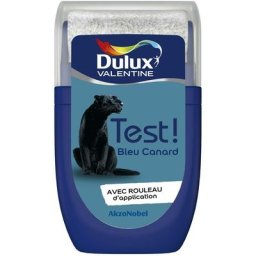 Dulux Valentine - Testeur couleur Bleu Canard 30 mL - Peinture Bleu Canard