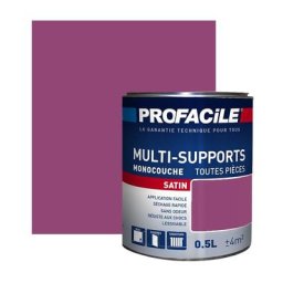 Peinture intérieure multi-supports Profacile Rose Vegas 0.5 litre - Rose Vegas