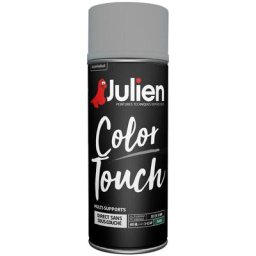 Peinture aérosol Color Touch multi-supports - Satin Titanium - 400 ml Julien Titanium
