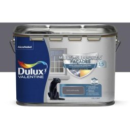 Dulux Valentine - Peinture Multi-Supports Façade Gris Anthracite Finition : Mat 2,5 l - Gris