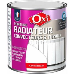 Oxi Peinture radiateur convecteurs et tuyaux finition brillant 0.5 litre