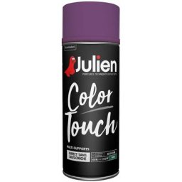 Peinture aérosol Color Touch multi-supports - Satin Prune - 400 ml - Julien - Prune