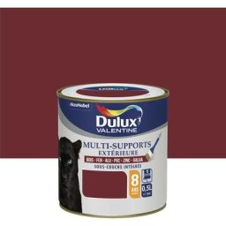 Peinture Multi-Supports Extérieure Rouge Basque Finition : Satin 0,125 l - Rouge Basque