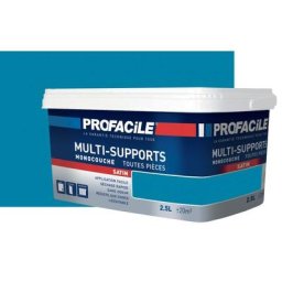Peinture intérieure multi-supports, PROFACILE Bleu Acapulco 2.5 litres - Bleu Acapulco
