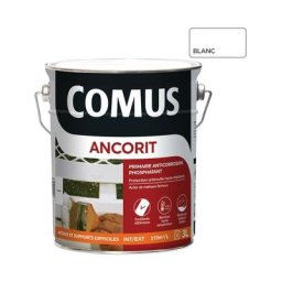 Ancorit 3L blanc - Primaire antirouille phosphatant pour supports ferreux Comus blanc