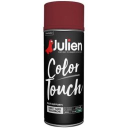 Peinture aérosol Color Touch multi-supports - Satin Rouge Basque - 400 ml Julien Rouge Basque