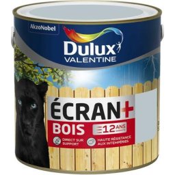 Peinture Ecran+ Bois Satin Gris Clair (RAL 7035) 2 L - Dulux Valentine - Gris Clair (RAL 7035)