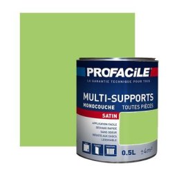 Peinture intérieure multi-supports Profacile Citron Vert 0.5 litre - Citron Vert
