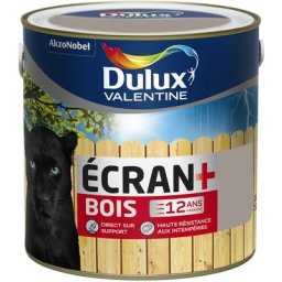 Dulux Valentine - Peinture Ecran+ Bois Satin Terre Cendrée 2 l Terre Cendrée