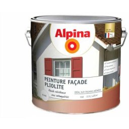 Alpina - Peinture Façade Pliolite 5ans 2.5 litres Ton Pierre