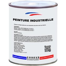 Peinture Industrielle - 1 l - Codeve Bois - 9004 - Noir sécurité - 9004 - Noir sécurité