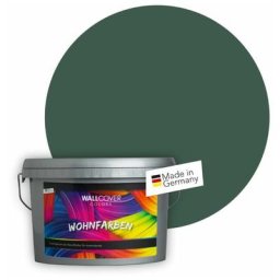 Peinture intérieure murale Vert foncé Vert table Dublin 5F Wallcover Colors Mat 2.5L 20 m² - Vert
