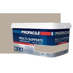 Peinture intérieure multi-supports Profacile Crème de Café 2.5 litres - Crème de Café