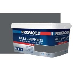 Peinture intérieure multi-supports Profacile Gris Ardoise 2.5 litres - Gris Ardoise