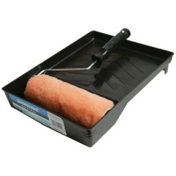Silverline - Kit peinture : rouleau et bac, 230 mm, 230 Mm