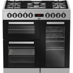 Cuisinières grande taille (piano) 60L Beko 1200W 90cm, PS235315DX - Noir