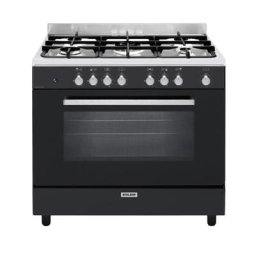 Piano de cuisson mixte 104l 5 feux noir Glem GE960CVBK2 - noir