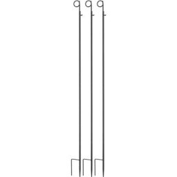 Support pour guirlande et éclairages extérieurs (Lot de 3)