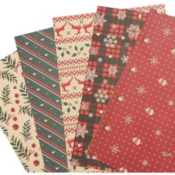 Papier cadeau 20 rouleaux 50 x 70 cm Rouleau cadeau papier de Noël Motif bronzant Noël 20 rouleaux
