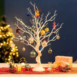 80cm Arbre de Paques Arbre Decoration Mariage de Centre Table Arbre a Souhaits Arbre Branches Blanc