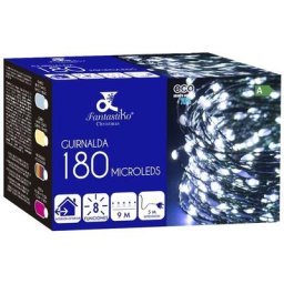 Guirlande de Noël 8 fonctions avec 180 lumières pour intérieur et extérieur 895 cm fuchsia led