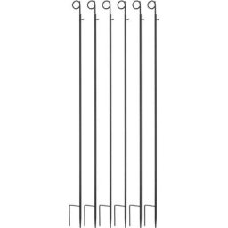 Support pour guirlande et éclairages extérieurs (Lot de 6)